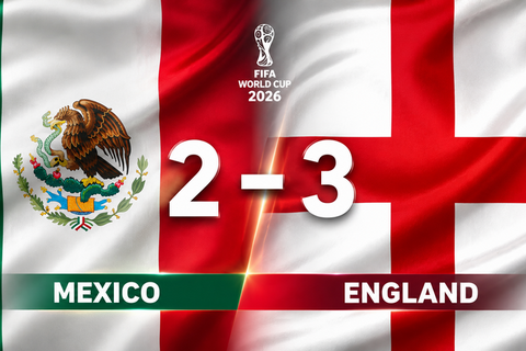 Bellingham lập cú đúp, Anh hạ Mexico 3-2 vào tứ kết World Cup 2026