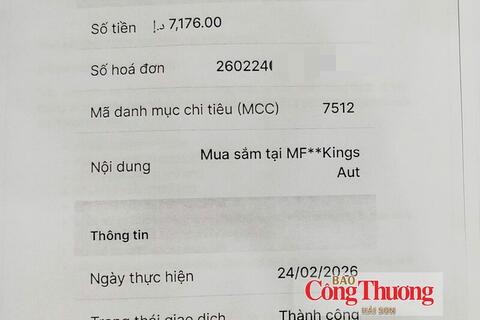 Khách hàng phản ánh giao dịch bất thường trên thẻ tín dụng và phản hồi của ngân hàng