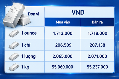 Giá bạc hôm nay 13/8/2026: Bứt phá hay quay đầu?