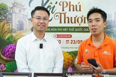 Sản phẩm OCOP Hà Nội tìm thị trường qua livestream