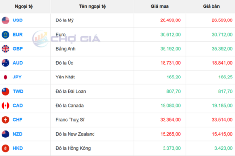 Tỷ giá USD hôm nay 20/5/2026: USD chợ đen giảm, thế giới vẫn neo cao