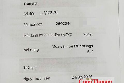 Khách hàng phản ánh giao dịch bất thường trên thẻ tín dụng và phản hồi của ngân hàng