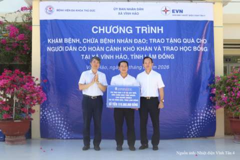 Nhà máy Nhiệt điện Vĩnh Tân 4: Đồng hành vì sức khỏe và an sinh xã hội