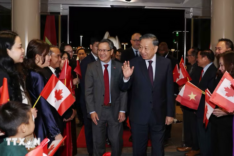 Tổng Bí thư, Chủ tịch nước Tô Lâm bắt đầu thăm cấp Nhà nước tới Canada