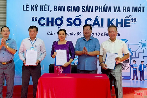 Cần Thơ ra mắt mô hình Chợ số Cái Khế, kết nối tiểu thương