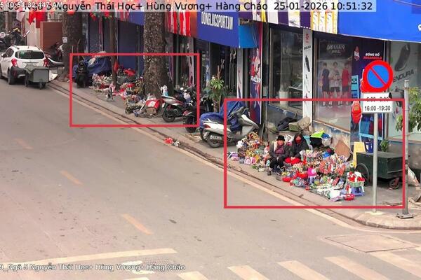 Phạt nguội 332 trường hợp vi phạm trật tự đô thị, vệ sinh môi trường