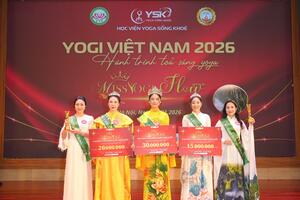 Hà Thị Bình – Nữ hoàng Miss Yogi 2026 đóa sen bình an tỏa sáng giữa thủ đô Hà Nội