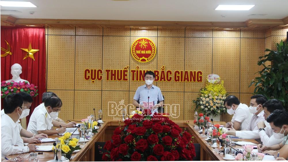 Ngành thuế, bắc giang, nợ động thuế, thu thuế, 8 tháng đầu năm, thu vượt ngân sách