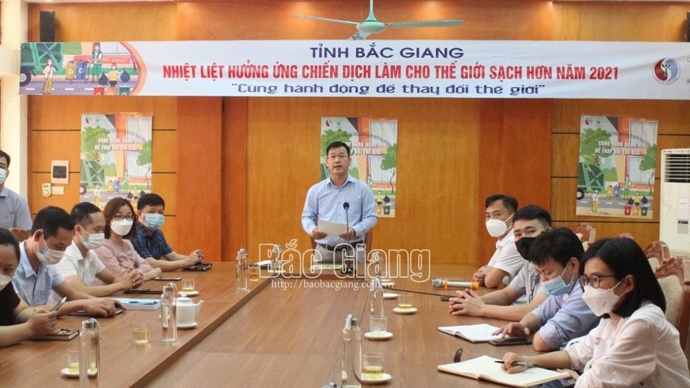 Bắc Giang, phát động, thế giới sạch hơn,  chống dịch