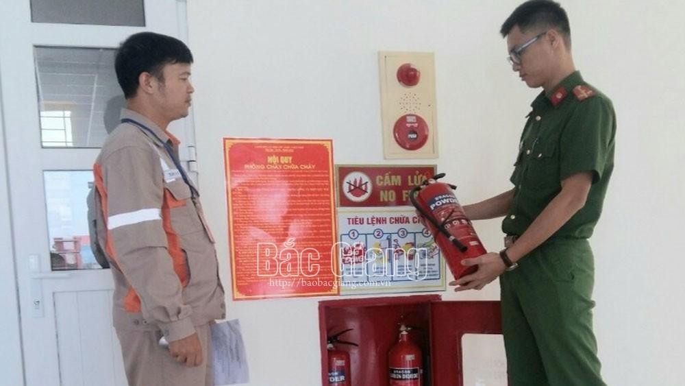 Công ty, Điện lực, Bắc Giang, Phòng cháy, để vận hành, an toàn, hệ thống, lưới điện