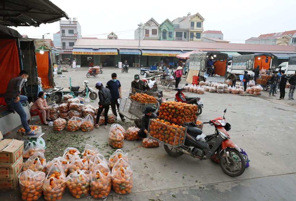 xã Tân Mỹ, thành phố Bắc Giang, chợ Mía, tiêu thụ