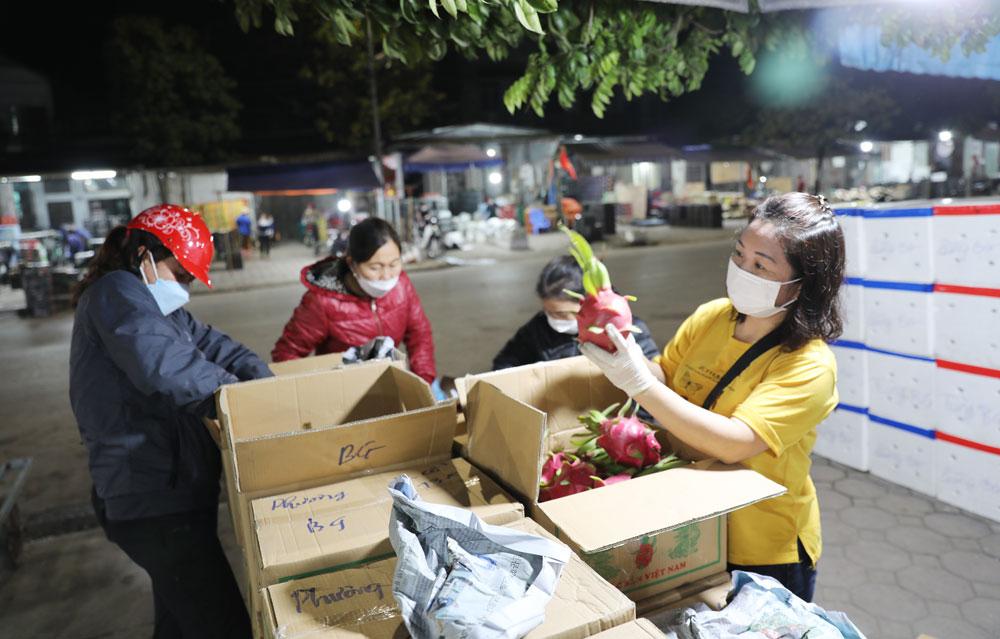 xã Tân Mỹ, thành phố Bắc Giang, chợ Mía, tiêu thụ