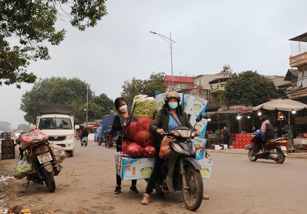 xã Tân Mỹ, thành phố Bắc Giang, chợ Mía, tiêu thụ