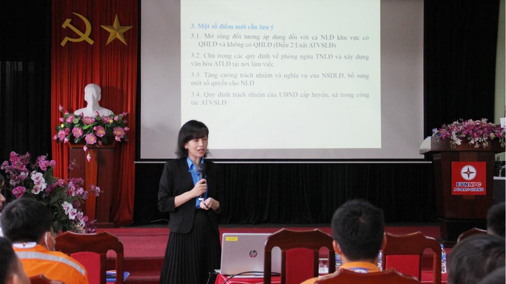Điện lực, tỉnh bắc giang, điện bắc giang, huấn luyện kỹ năng nghiệp vụ, mạng lưới, an toàn vệ sinh viên