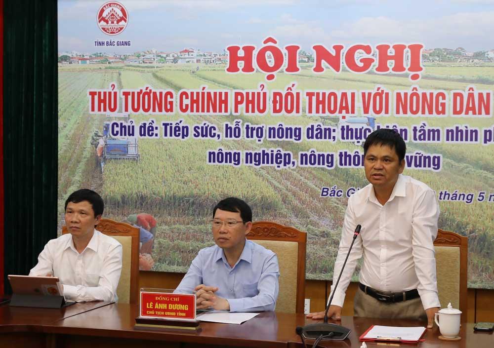 Hội nông dân, đối thoại giữa thủ tướng với nông dân, nông dân, Bắc Giang, thủ tướng