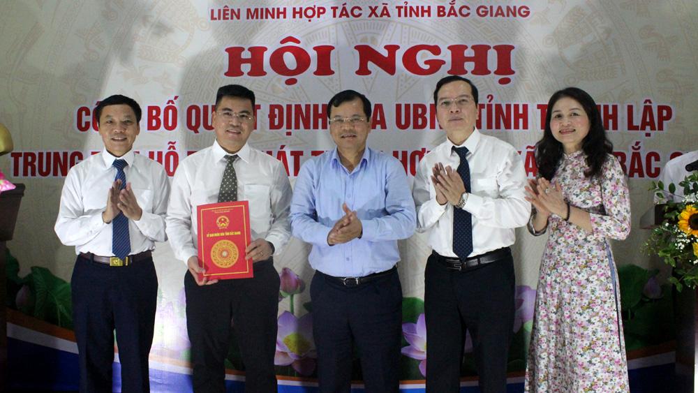 Thành lập Trung tâm, phát triển, Hợp tác xã