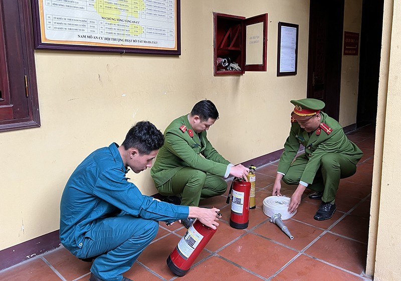 Đảm bảo an toàn phòng cháy tại các cơ sở văn hóa tâm linh