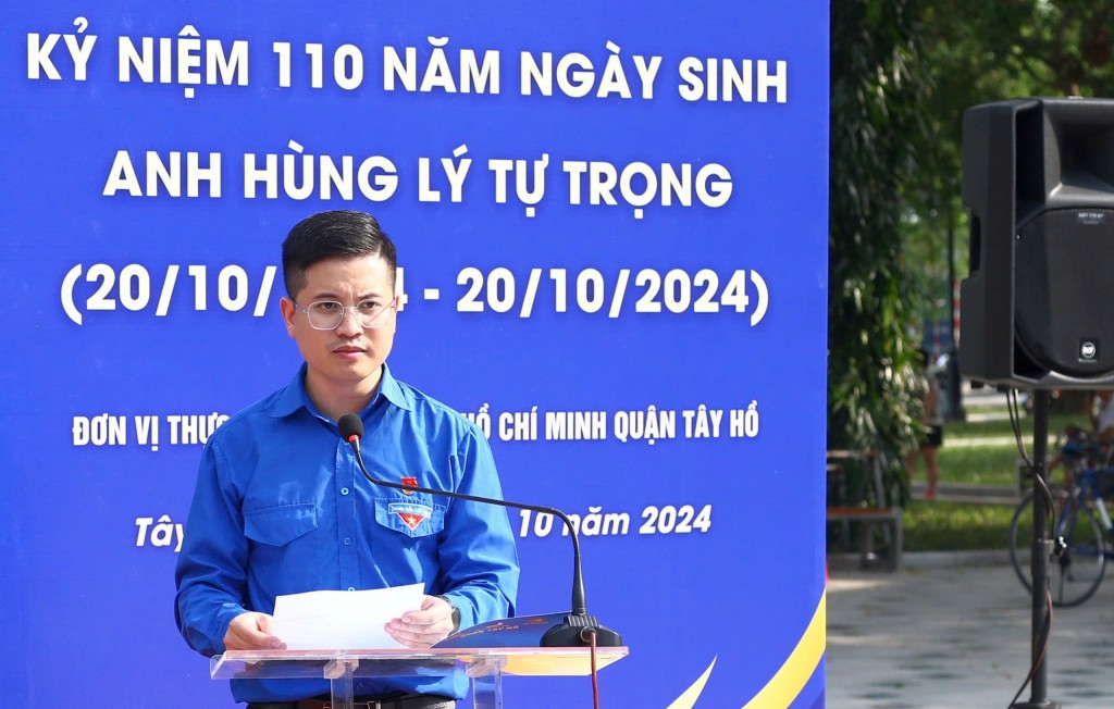 anh Đinh Ngọc Thanh, Bí thư Quận đoàn Tây Hồ