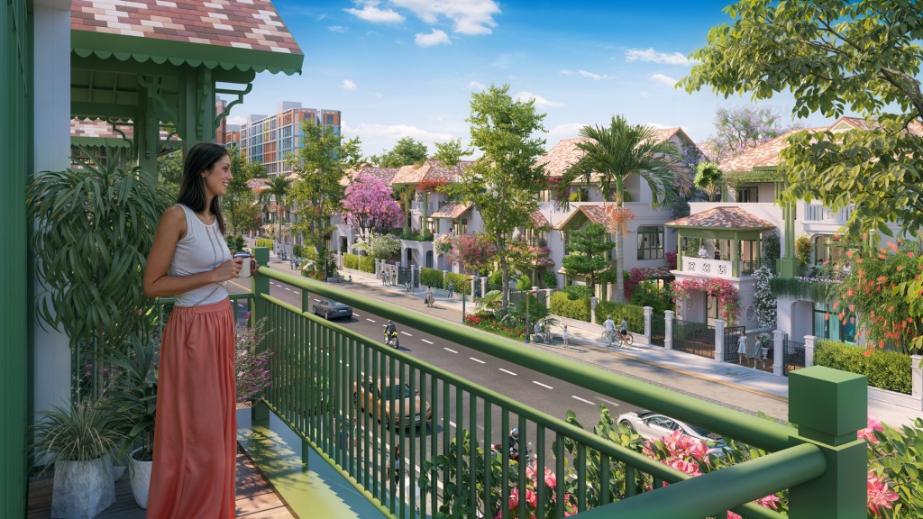 Thiết kế nhà phố Kim Ngân – Kim Tiền giúp chủ nhân dễ dàng “định hình” phong cách riêng (Ảnh: Sun Property)