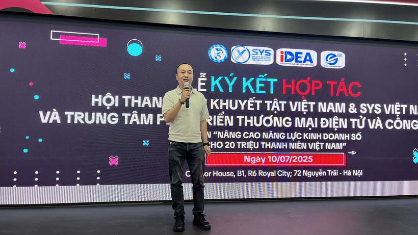 Ông Nguyễn Phan Huy Khôi, Giám đốc Trung tâm SYS Việt Nam. Ảnh: Cục Thương mại điện tử và Kinh tế số