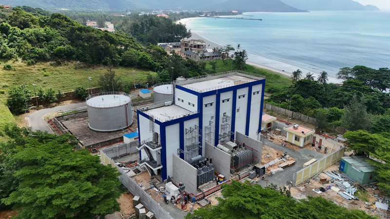 Trạm biến áp 110kV Côn Đảo đã cơ bản hoàn thành
