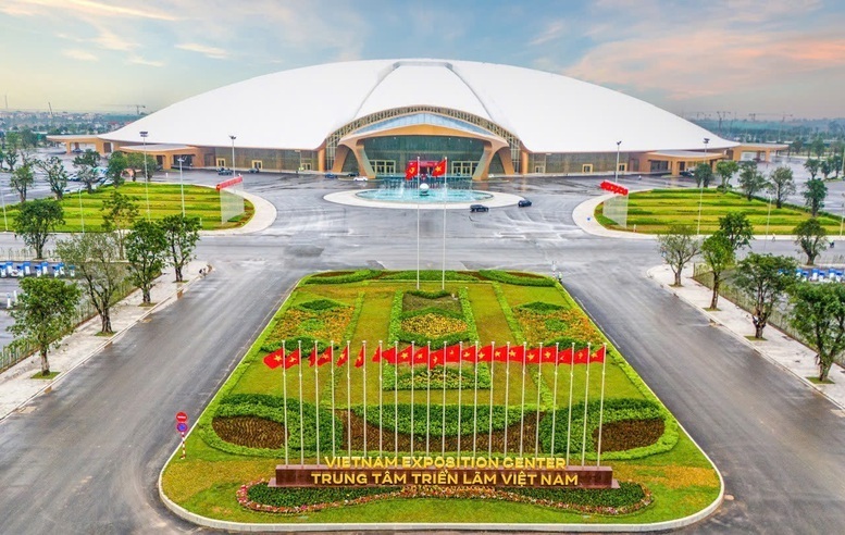 Trung tâm Triển lãm quốc gia, nơi sẽ diễn ra Triển lãm thành tựu đất nước nhân dịp kỷ niệm 80 năm Quốc khánh 2/9. Ảnh: Bộ Văn hoá, Thể thao và Du lịch