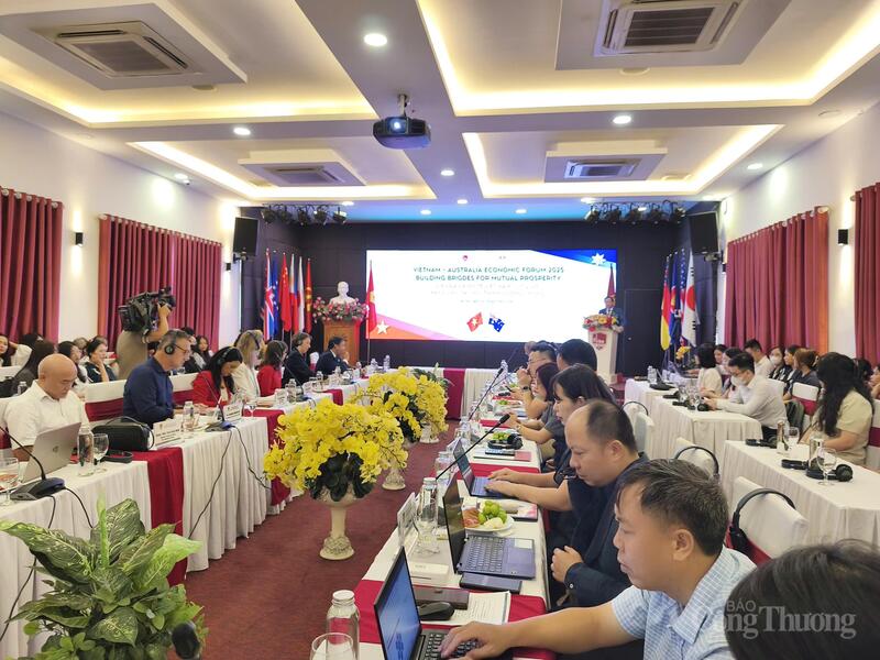 Diễn đàn Kinh tế Việt Nam - Australia 2025 diễn ra vào sáng 26/9, tại Hà Nội. Ảnh: NH
