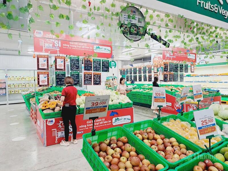 Hàng hoá tại MM Mega Market Vinh đảm bảo đầy đủ