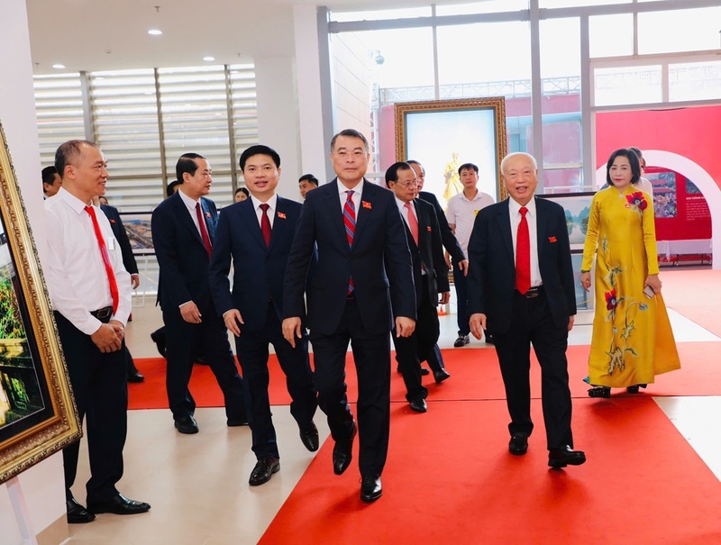 Đồng chí Lê Minh Hưng, Ủy viên Bộ Chính trị, Bí thư Trung ương Đảng, Trưởng ban Tổ chức Trung ương dự và chỉ đạo Đại hội. Ảnh: Đức Lam
