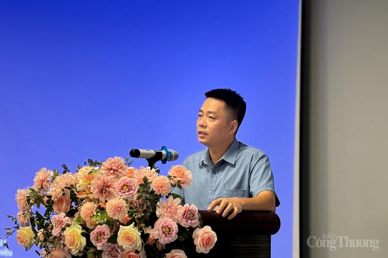 Ông Phạm Tuấn Hải, Phó Giám đốc Sở Công Thương Hải Phòng phát biểu