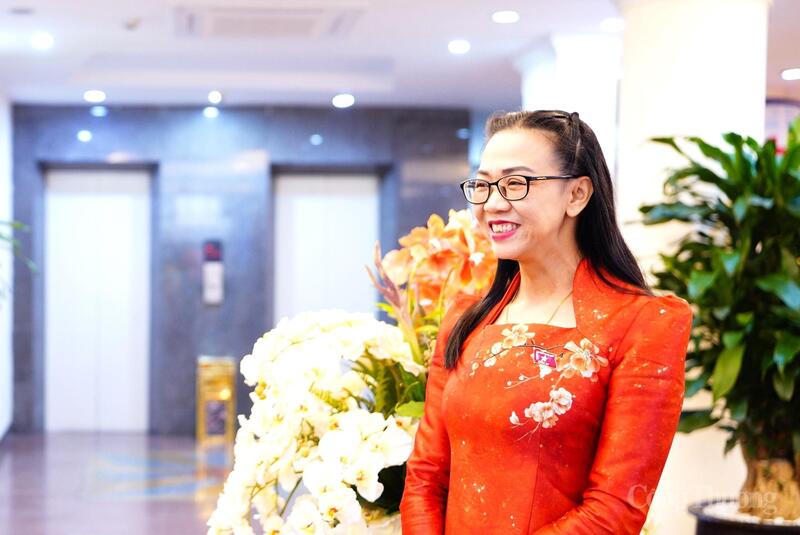 Đại biểu Trịnh Thị Tú Anh - đoàn Lâm Đồng. Ảnh: Thái Mạnh