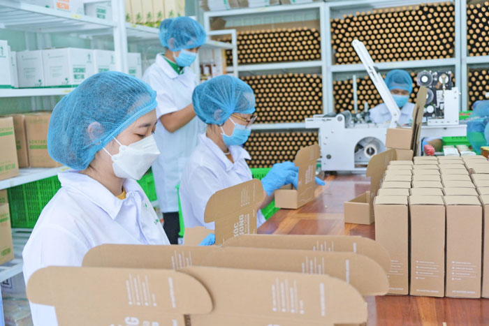 Doanh nghiệp chú trọng ứng dụng các tiến bộ khoa học kỹ thuật trong các khâu sản xuất, chế biến.