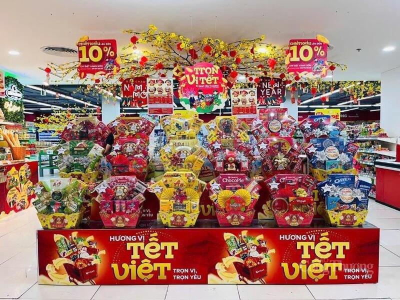 Đa dạng giỏ quà Tết tại WinMart