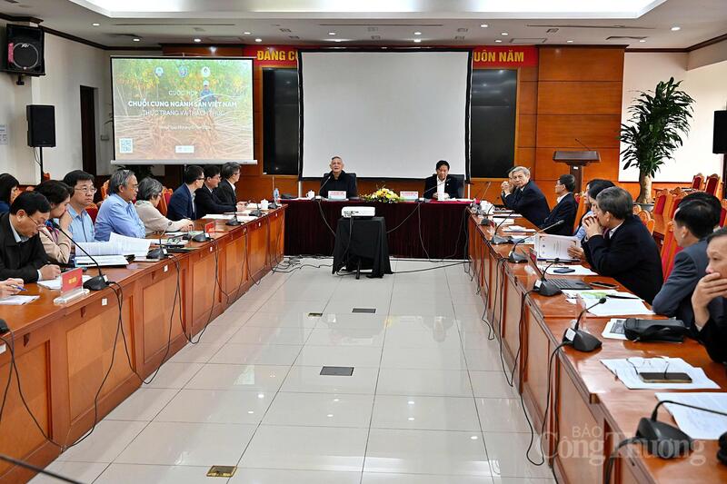 Hội Khoa học Kinh tế nông nghiệp và Phát triển nông thôn Việt Nam phối hợp với Tổ chức Forest Trends tại Việt Nam tổ chức cuộc họp “Chuỗi cung ngành sắn Việt Nam: Thực trạng và thách thức”. Ảnh: Bảo Thắng