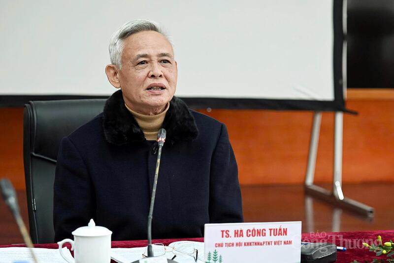 TS. Hà Công Tuấn, Chủ tịch Hội Khoa học Kinh tế nông nghiệp và Phát triển nông thôn Việt Nam. Ảnh: Bảo Thắng