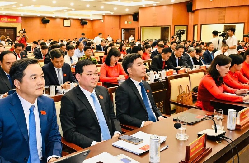 Đại biểu dự kỳ họp thứ nhất HĐND TP. Hồ Chí Minh khóa XI. Ảnh: Việt Dũng