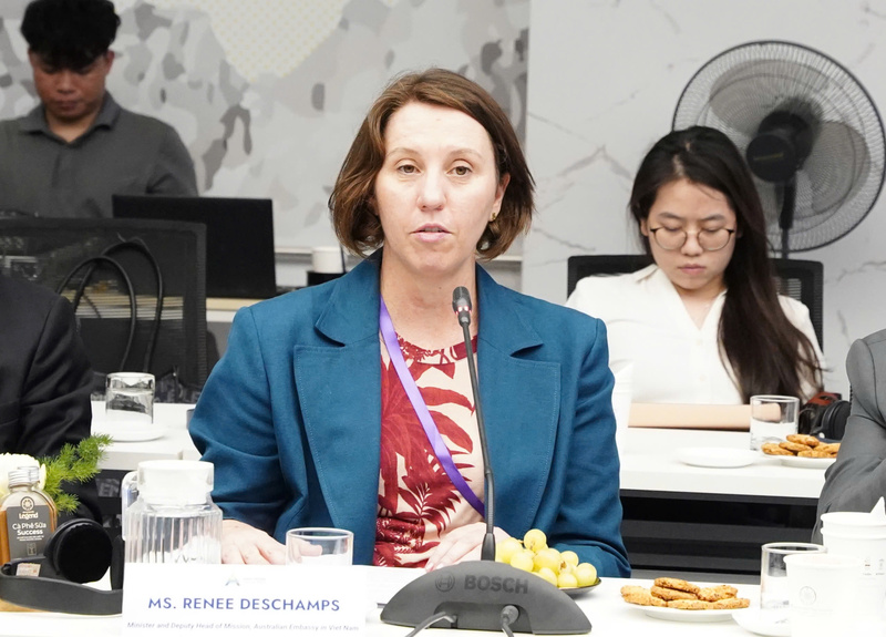 Phó Đại sứ Australia tại Việt Nam Renee Deschamps khẳng định, Australia xem Đông Nam Á là khu vực có ý nghĩa chiến lược lâu dài. Ảnh: Diệu Linh