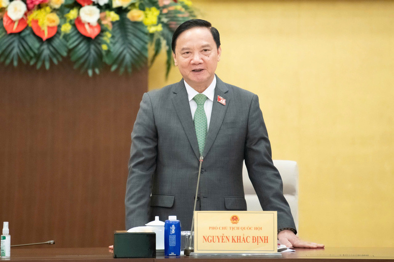 Phó Chủ tịch Quốc hội Nguyễn Khắc Định được phân công giữ chức Chủ tịch Hội đồng khoa học của Ủy ban Thường vụ Quốc hội nhiệm kỳ 2026 - 2031. Ảnh: Quochoi.vn