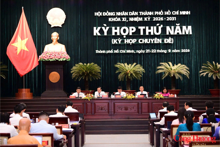 Toàn cảnh phiên làm việc thứ ba, Kỳ họp thứ Năm, HĐND TP. Hồ Chí Minh khóa XI.