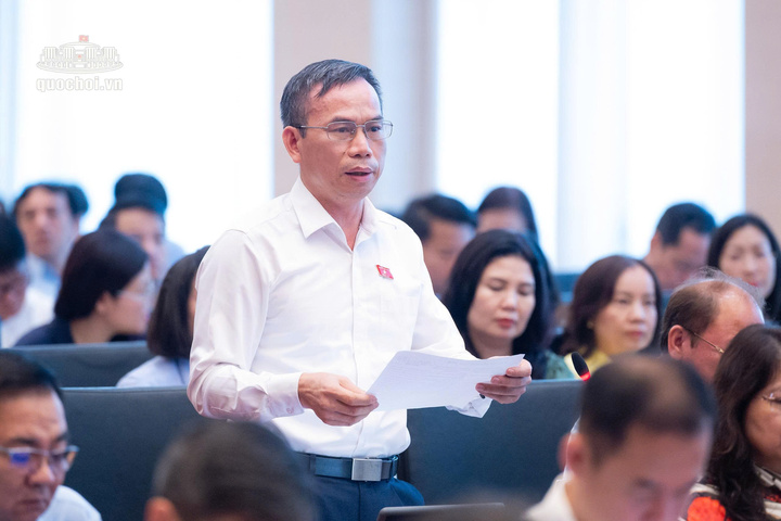 Đại biểu Đồng Ngọc Ba - Đoàn Đại biểu Quốc hội tỉnh Gia Lai phát biểu. Ảnh: Quochoi.vn