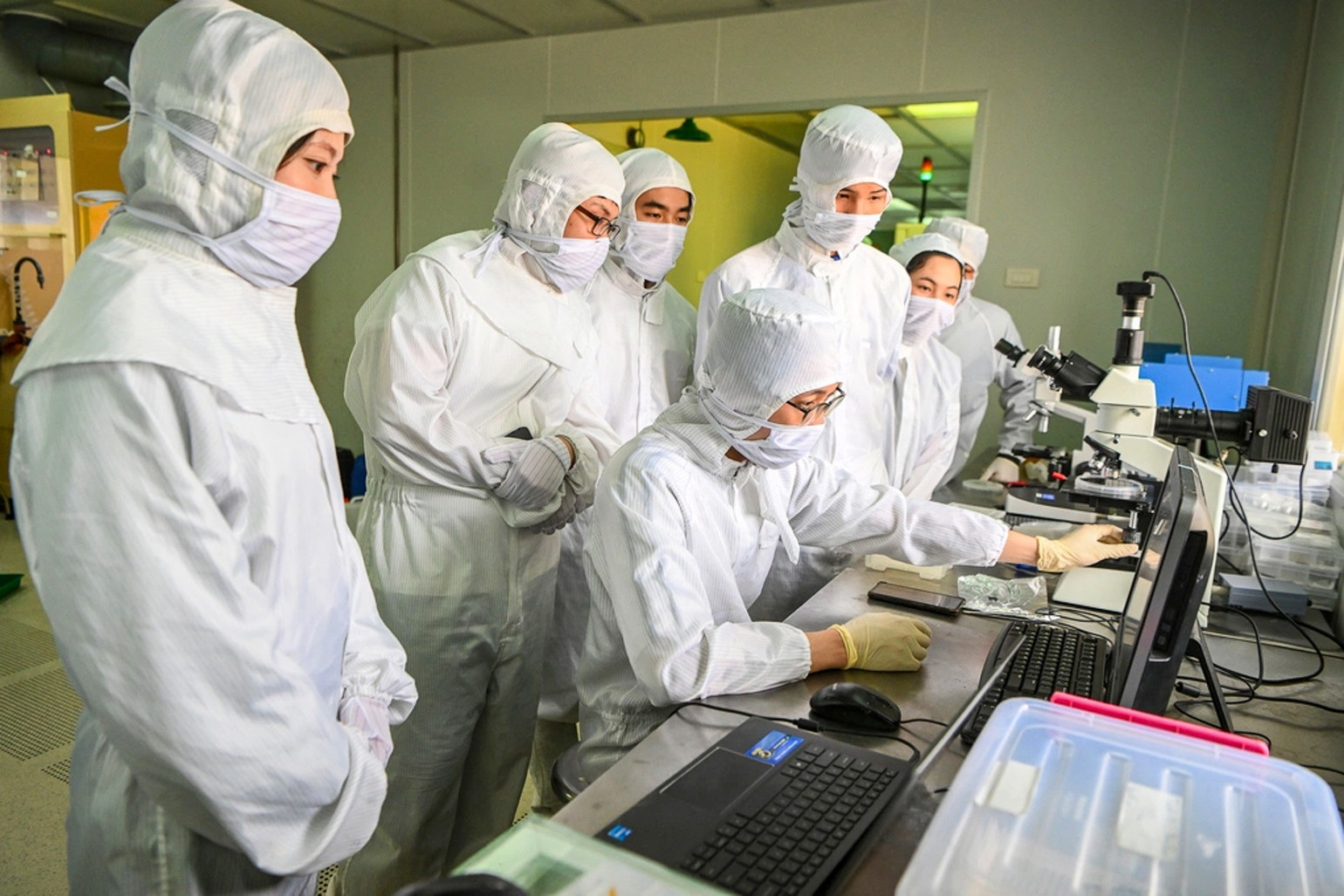 Trung tâm Nano và Năng lượng, Trường đại học Khoa học tự nhiên, Đại học Quốc gia Hà Nội. (Ảnh: GIANG HUY)