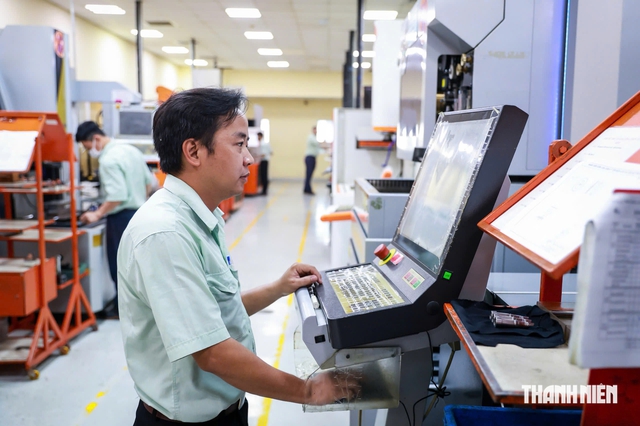 Sản xuất tại nhà máy của Công ty CP Khuôn chính xác Minh Đạt (Mida). Ảnh: Nhật Thịnh